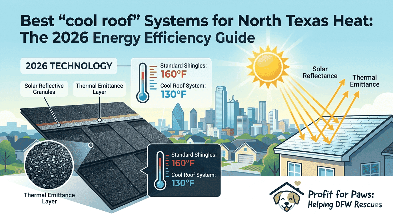 Best Cool Roof Systems for North Texas Heat: The 2026 Energy Efficiency Guide