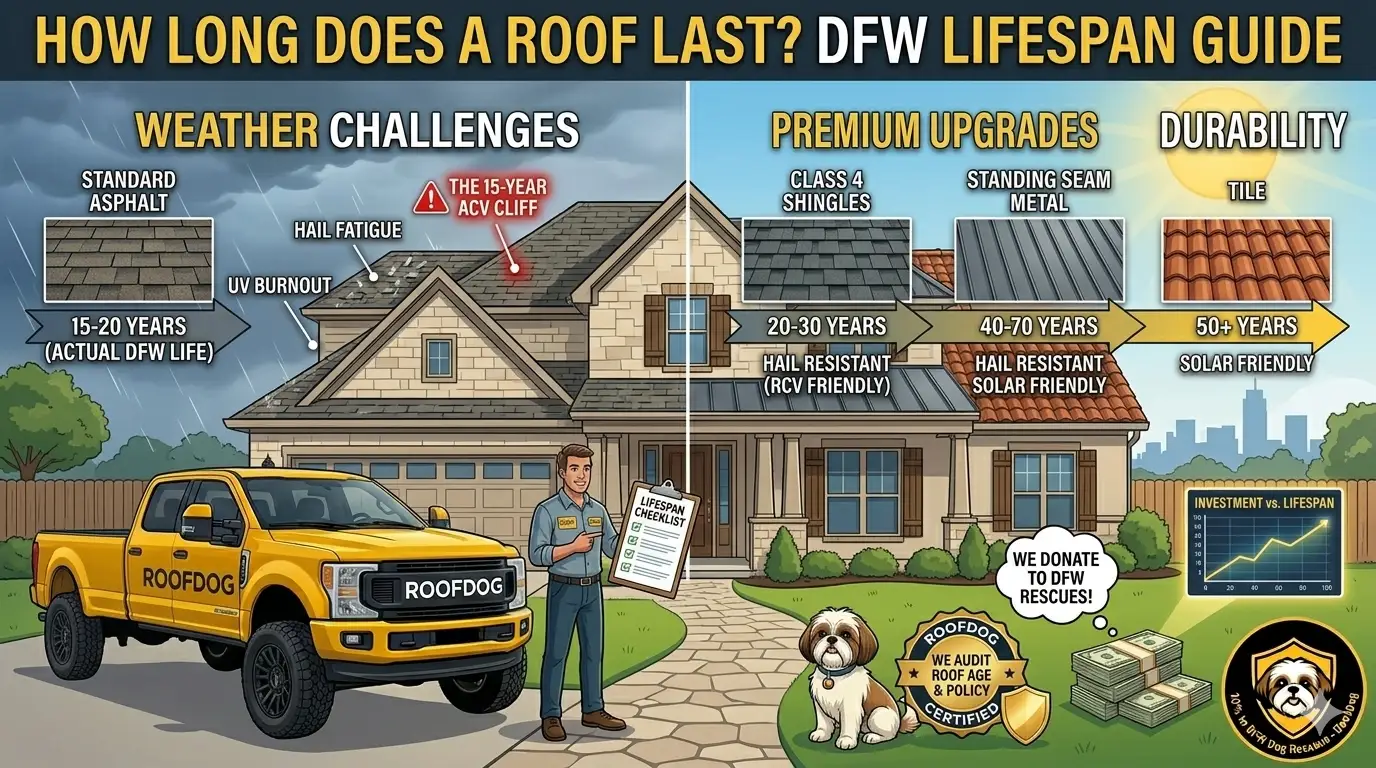 How Long Does a Roof Last? Complete Lifespan Guide by Material Type