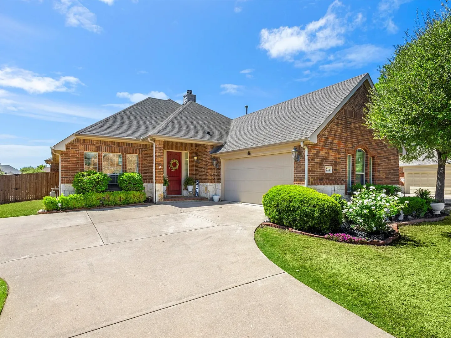 New roof installation and repair on Longford Dr in Keller, TX 76248 — RoofDog residential roofing project on a brick home with architectural shingles